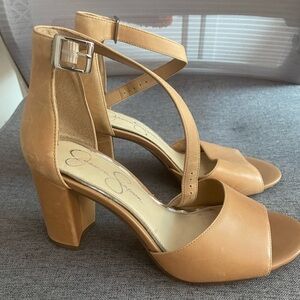 Jessica Simpson Ankle Strap Heels - Size 8